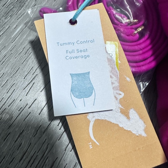 Kona Sol One piece Pink Swimsuit NWT - Picture 6 of 7